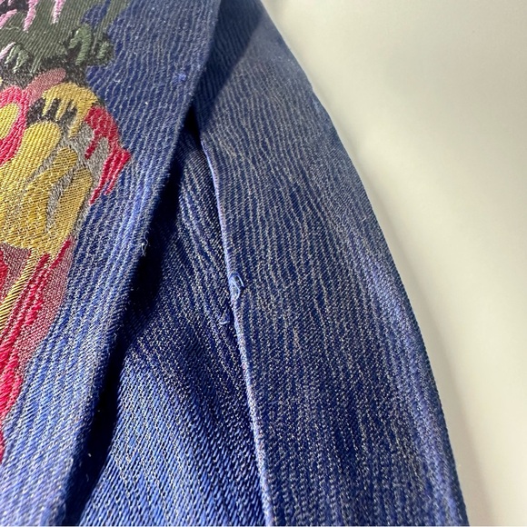 Vintage Moschino Cravatte Bleeding Heart Rare Silk Classic Tie ITALY Heart - Picture 5 of 9